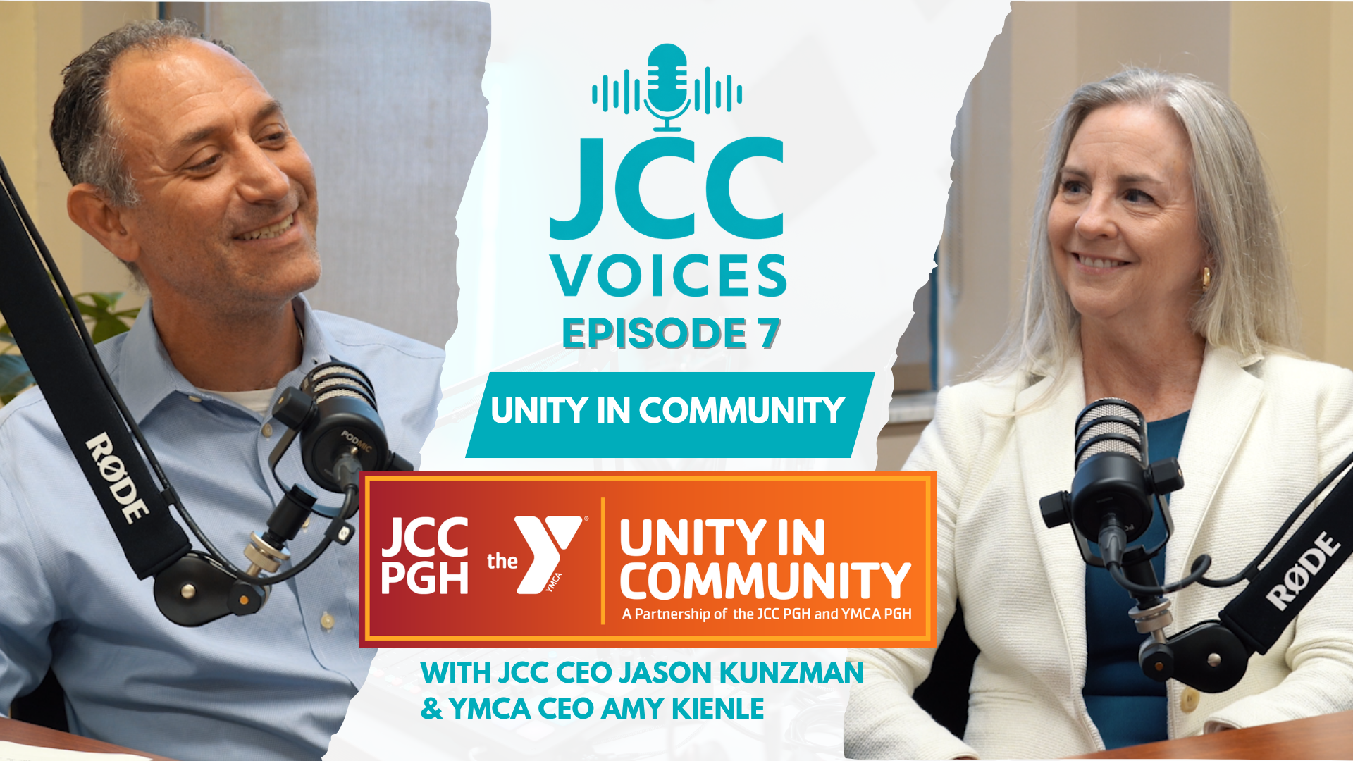 JCC Voices Ep. 07 | Unity in Community | YMCA CEO Amy Kienle & JCCPGH CEO Jason Kunzman